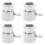 20Pcs Home Use Iron Bbq Sleeve Silver Practical Grill Accessories 1