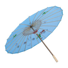 Bamboo Silk Umbrella Interior Decoration Festival 2pcs 32.3in
