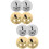 2 Pcs Belly Dancer Accessories Cymbal Percussion Kids Instrument 7