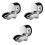 3pcs Shower Caddy Suction Cup Wall Mount Shower Head Holder Easy Install No Drill 3