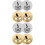 2 Pcs Belly Dancer Accessories Cymbal Percussion Kids Instrument 5