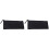 2Pcs Black PU Pencil Bag Multifunctional Pen Organizer 2