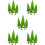75Pcs Lightweight Plastic Iron Mini Trees for Train Scenery 8