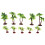 30Pcs Realistic Green Plastic Mini Landscape Tree Model for Decoration 1