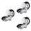 3pcs Shower Caddy Suction Cup Wall Mount Shower Head Holder Easy Install No Drill 6
