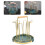 Set Of 2 Cup Drying Rack Holder Water Draining Tidy 10