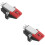 2 Pack Stylus For Record Player Turntable Needle Replacement Needles 6