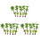30Pcs Realistic Green Plastic Mini Landscape Tree Model for Decoration 4
