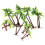 30Pcs Realistic Green Plastic Mini Landscape Tree Model for Decoration 2