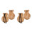 4Pièces Bois Beige Pour Musical Enfants 3