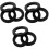 9 Pcs Record Wheel Rubber Ring Drive Belt Clean 5