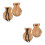 4Pièces Bois Beige Pour Musical Enfants 6