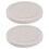 4Pcs Absorbent Diatomite Cup Coasters Light Grey Heat Insulation Mats 1