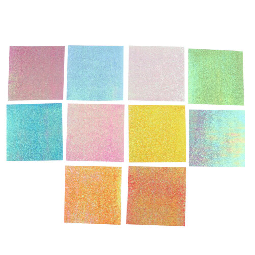 300Pcs Craft Paper Handmade DIY Use Pearlescent Assorted Color