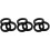 9 Pcs Record Wheel Rubber Ring Drive Belt Clean 6