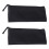 2Pcs Black PU Pencil Bag Multifunctional Pen Organizer 5