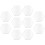 50 Pcs Acrylic Cards Multi-Function Clear Plates Kids Accessory 1