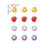 1 Pack 4mm Sequin Beads Loose Applique Plastic 2