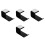4Pcs Durable Acrylic Headphone Hanger Wall Mounted Gaming Headset Rack 5