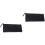 2Pcs Black PU Pencil Bag Multifunctional Pen Organizer 4