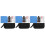 3Pcs Aluminum Pin Vise Hand Drill Set Assorted Colors Adjustable Chuck 7