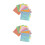 300Pcs Craft Paper Handmade DIY Use Pearlescent Assorted Color 7