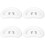 4Pcs Durable Blue PVC Foot Bath Basin for Pool Use and Camping Trips 5