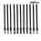 500Pcs Black Disposable Lipstick Wands Soft Bristle Makeup Applicators 2