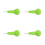 4Pcs Braille Writing Tool Green Plastic Pen for Blind Students 9