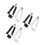 6Pcs Guitar String Winder Cutter Pin Puller Assorted Color Repair Kit 9