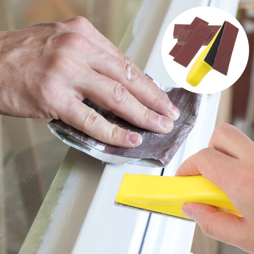 2 Sets Oscillating Multi Tool Sanding Pads Paper Dry Sandpaper - Grit 1