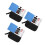 3Pcs Aluminum Pin Vise Hand Drill Set Assorted Colors Adjustable Chuck 6