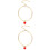 2 Pack Anklet For Women Decorative Bracelets Adjustable Heart Chain 5