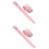 2Pairs Adjustable Pink Bike Basket Straps for Front Handlebar 6
