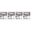 4Sets Snaps and Fasteners Kit Durable Metal Buttons for DIY 6