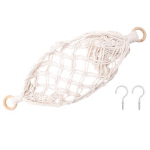 3Sets Beige Cotton Rope Hanging Fruit Organizer for Kitchen Use