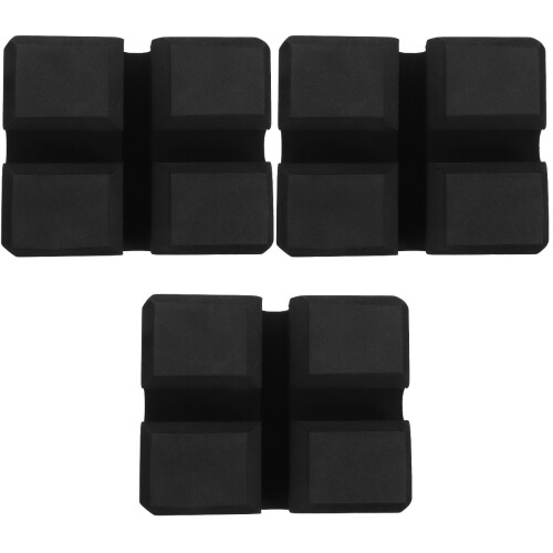 3 Pcs Bench Press Assistant Home Abdominal loss Exerciser Black 2