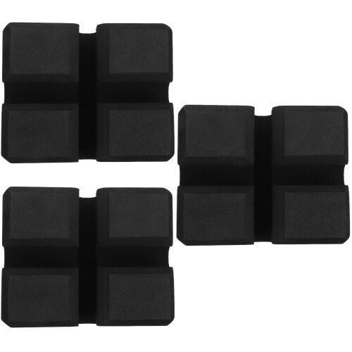 3 Pcs Bench Press Assistant Home Abdominal loss Exerciser Black 1