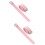2Pairs Adjustable Pink Bike Basket Straps for Front Handlebar 8