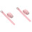 2Pairs Adjustable Pink Bike Basket Straps for Front Handlebar 5