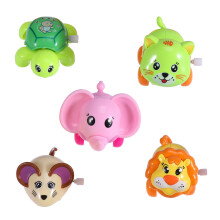 10 Pcs Children Wind Up Toys Cartoon Animal Jumping Party Favors