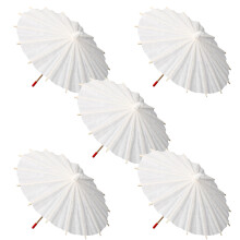 4 Count Paper Umbrella Parasol Decorative Decoration Decorations