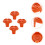 8 Pcs Durable Spool Covers Replacement Spool Cover Accessories Spool 8