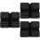 3 Pcs Bench Press Assistant Home Abdominal loss Exerciser Black 5