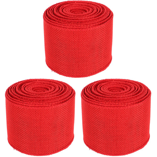 Sierlint Rood Polyester Voor En Bloem Decoratie 1