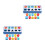 Two Boxes Wooden Shape Sorting Toy For Toddlers Color Recognition 7