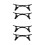 4Pcs Soft Black Adjustable Chin Strap for Sleeping Anti Snore Headgear 9