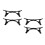 4Pcs Soft Black Adjustable Chin Strap for Sleeping Anti Snore Headgear 4