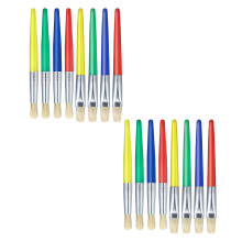 2 Count Paint Sticks For Children Art Drawing Pen Oil Painting Brush