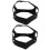 4Pcs Soft Black Adjustable Chin Strap for Sleeping Anti Snore Headgear 2